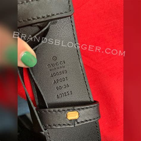 gucci belt fake check|Gucci belt authentication code check.